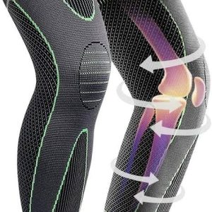 Knee Compression Support Sleeve – Elastic Knee Brace for Pain Relief, Sports Protection & Joint Stability – 1Pc